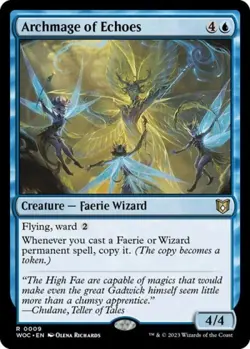 Archmage of Echoes - Damaged / Poor MTG Commander: Wilds of Eldraine - Image 1