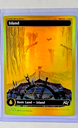 2025 MTG Magic The Gathering DFT Aetherdrift First 1st Place Foil #508 Island - Image 1