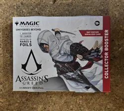 Sealed Magic The Gathering Assassin's Creed Omega Collector Booster Pack - Image 1
