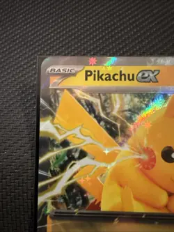Pikachu ex 028/131 Sv: Prismatic Evolutions Holo Pokemon Card - Image 2