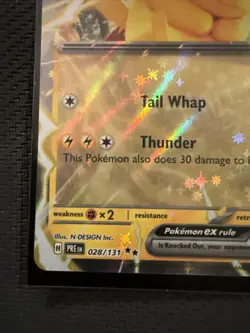 Pikachu ex 028/131 Sv: Prismatic Evolutions Holo Pokemon Card - Image 5