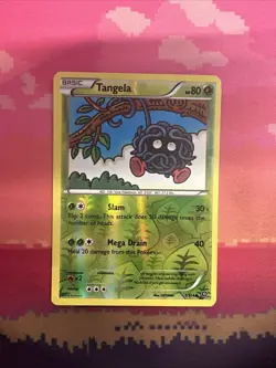 Pokemon Card Tangela Steam Siege Reverse Holo 1/114 NM - Image 1