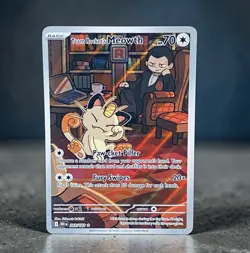 Pokemon Team Rockets Meowth #203/182: SV Destined Rivals (Read Description) 🔥 - Image 1