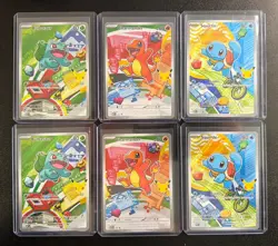 Pokemon First Partner Illustration Collection Series Kanto Gen 1 Starters Set x2 - Image 1