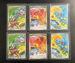 Pokemon First Partner Illustration Collection Series Kanto Gen 1 Starters Set x2 - Image 3
