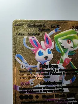 2019 POKEMON GARDEVOIR & SYLVEON GX FAIRY SONG KLEIDOSTOM GOLD CARD 130/234 - Image 3