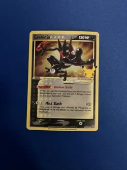 TCG POKEMON CELEBRATIONS GRENINJA GOLD STAR PROMO SWSH144 - Image 1
