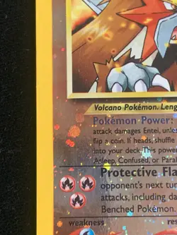 Pokemon ENTEI #34 *Black Star Promo * Reverse Holofoil MP - Image 5