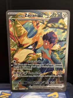 Pokemon TCG Hop's Zacian ex 111/159 Special Illustration Rare Journey Together - Image 1