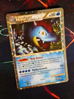 LP Pokemon (Prime) FERALIGATR Card HGSS BLACK STAR PROMO Set HGSS07 Holo Foil#1 - Image 1