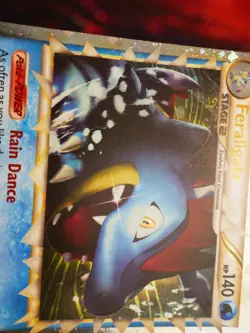LP Pokemon (Prime) FERALIGATR Card HGSS BLACK STAR PROMO Set HGSS07 Holo Foil#1 - Image 2