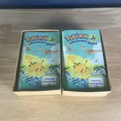 1999 Nintendo Pokemon Jr Adventure Game Pokemon Emergency Lot Of 2 NWOB - Image 1