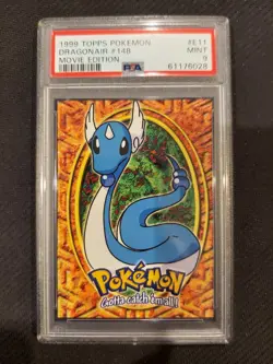 PSA 9 Dragonair Topps Pokemon Movie Edition - Image 1