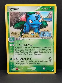 Ivysaur 35/100 Crystal Guardians Reverse Holo Rare Pokemon TCG Nintendo MP - Image 1
