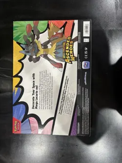 Pokemon Mega Evolution Ascended Heroes Premium Poster Collection Box Lucario - Image 3