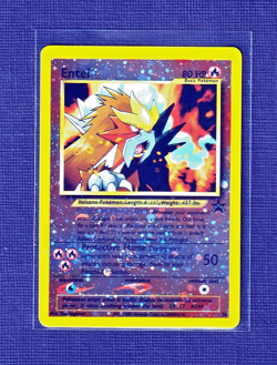 Entei Promo Pokemon Reversed Holo 2001 34 Never Played BIN - Image 1