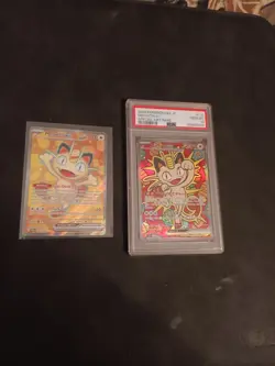 Pokemon Meowth ex Special Art Rare Holo Card Lot 2026 M3 JP #107/088 & #114 - Image 1