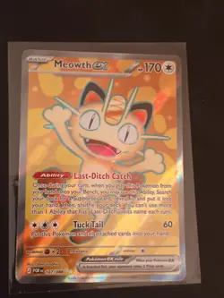 Pokemon Meowth ex Special Art Rare Holo Card Lot 2026 M3 JP #107/088 & #114 - Image 4