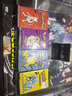 4 Pokemon TCG BASE SET 2 Opened Booster Pack Wrappers Full Art Set 44 Cards - Image 1