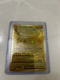 Mega Zygarde EX Gold Full Art 310 HP Pokemon Card POR 124/088 Nintendo Foil - Image 1