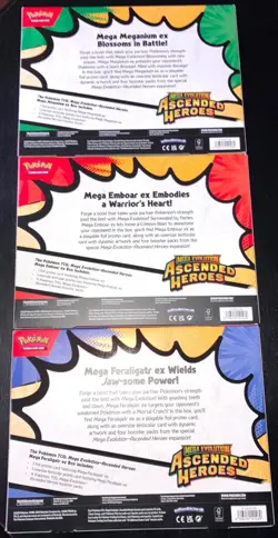 Pokemon TCG Ascended Heroes EX Box 3-Pack (Costco Exclusive Bundle) In Hand NEW - Image 2