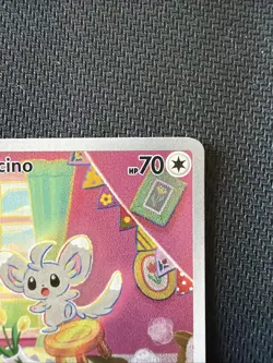 Minccino Holo Pokemon TCG Temporal Forces 182/162 IR Illustration Rare - Image 3