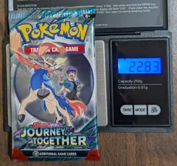 Journey Together Booster Pack - Very Heavy 22.83g - Pokemon Scarlet & Violet - Image 1