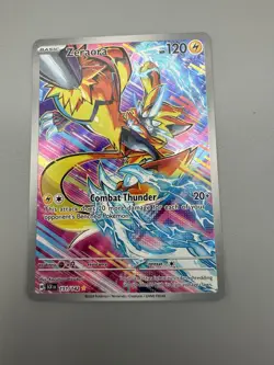 Pokemon Zeraora 151/142 SV07 Stellar Crown Illustration Rare Holo English - Image 1