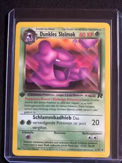 Pokemon TCG Dark Muk 41/82 1st Edition (Dunkles Sleimok) GERMAN - Image 1