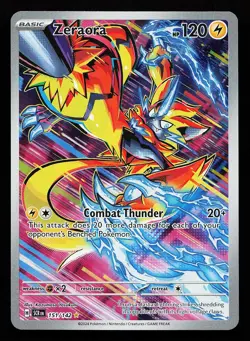 Zeraora 151/142 Holo Illustration Rare Stellar Crown Pokemon Card - Image 1
