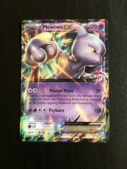 Mewtwo EX XY183 Pokemon Promo XY Ultra Rare Card - MP - Image 1