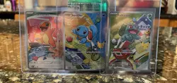 Pokemon First Partner Set Bulbasaur Charmander Squirtle 037 038 039 NM - Image 1
