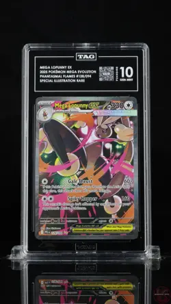 MEGA LOPUNNY EX 128/094 SPECIAL ILLUSTRATION RARE POKEMON TAG 10 GEM MINT - Image 1