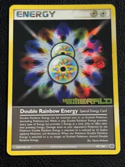 Double Rainbow Energy 87/106 EX Emerald 2005 Reverse Holo Rare Pokemon TCG EN - Image 1