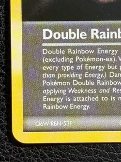 Double Rainbow Energy 87/106 EX Emerald 2005 Reverse Holo Rare Pokemon TCG EN - Image 4