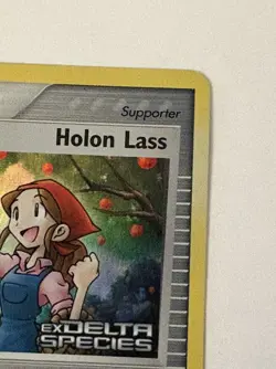 Pokemon TCG Holon Lass EX Delta Species #92/113 Holo Stamped MP - Image 3