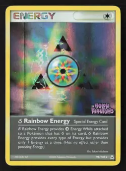 Delta Rainbow Energy Holon Phantoms Stamped Reverse Holo 98/110 NM Pokemon TCG - Image 1