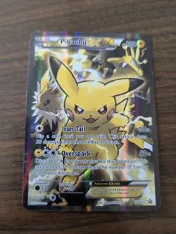Pikachu EX XY124 XY Holo 130 HP Promo Pokemon TCG Card - Image 1