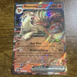 Pokemon TCG Ninetales ex 038/165 SV: Scarlet & Violet 151 Double Rare Near Mint - Image 1