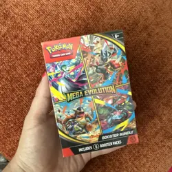 Pokemon TCG Mega Evolution Booster Bundle Includes 6 Booster Packs **SEALED** - Image 1