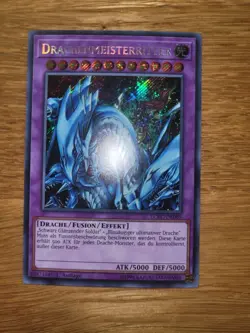 Drachenmeisterritter LCKC-DE065 Secret Rare 1. Auflage YU-GI-OH Deutsch - Image 1