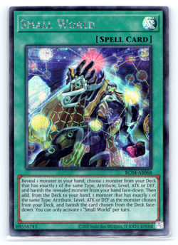 Small World - RC04-AE068 - Secret Rare - Yugioh - Image 1