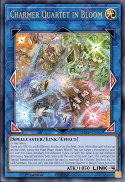 BLZD-EN050 Charmer Quartet in Bloom Starlight Rare 1st YuGiOh Preorder - Image 1
