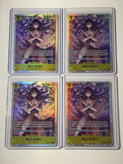 Nico Robin EB03-055 Extra Booster: One Piece Heroines Edition 4 Card Play Set - Image 1