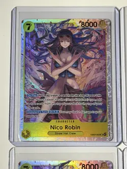 Nico Robin EB03-055 Extra Booster: One Piece Heroines Edition 4 Card Play Set - Image 2