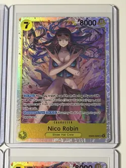 Nico Robin EB03-055 Extra Booster: One Piece Heroines Edition 4 Card Play Set - Image 3