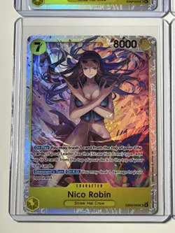 Nico Robin EB03-055 Extra Booster: One Piece Heroines Edition 4 Card Play Set - Image 4