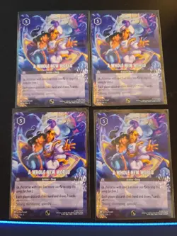 A Whole New World 10 Disney Lorcana Promo Cards Regular - Image 1