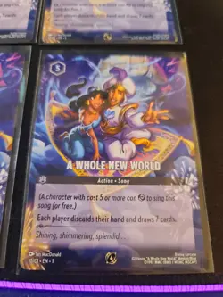 A Whole New World 10 Disney Lorcana Promo Cards Regular - Image 2