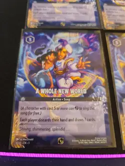 A Whole New World 10 Disney Lorcana Promo Cards Regular - Image 3